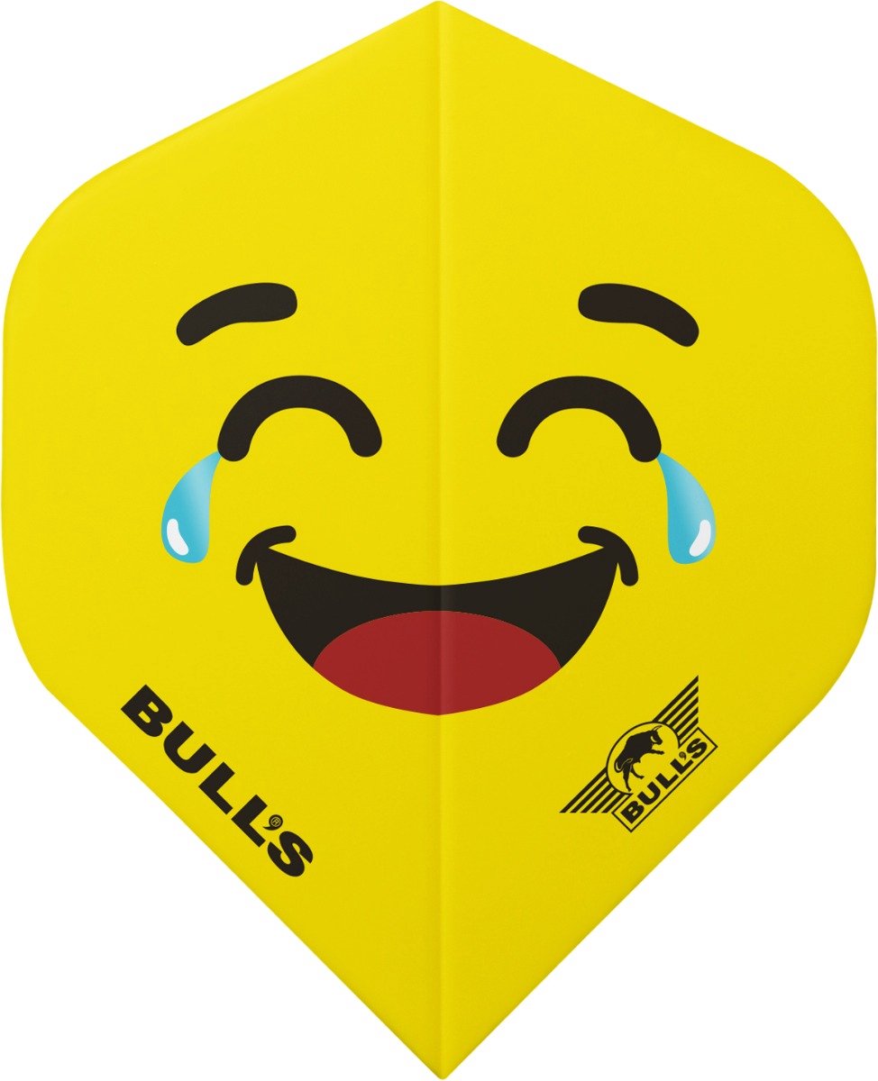 Bull's Smiley 100 Laugh Crying Std. - Dart Flights