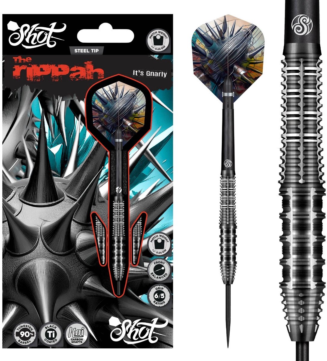Shot Gnarly Rippah 90% - Dartpijlen