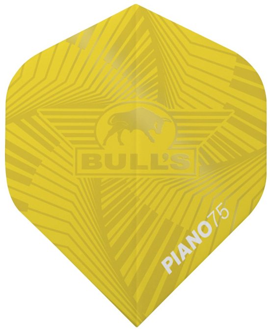 Bull's Flights Piano 75 nr.2 Yellow 5 Pack van Bull's — afbeelding 3