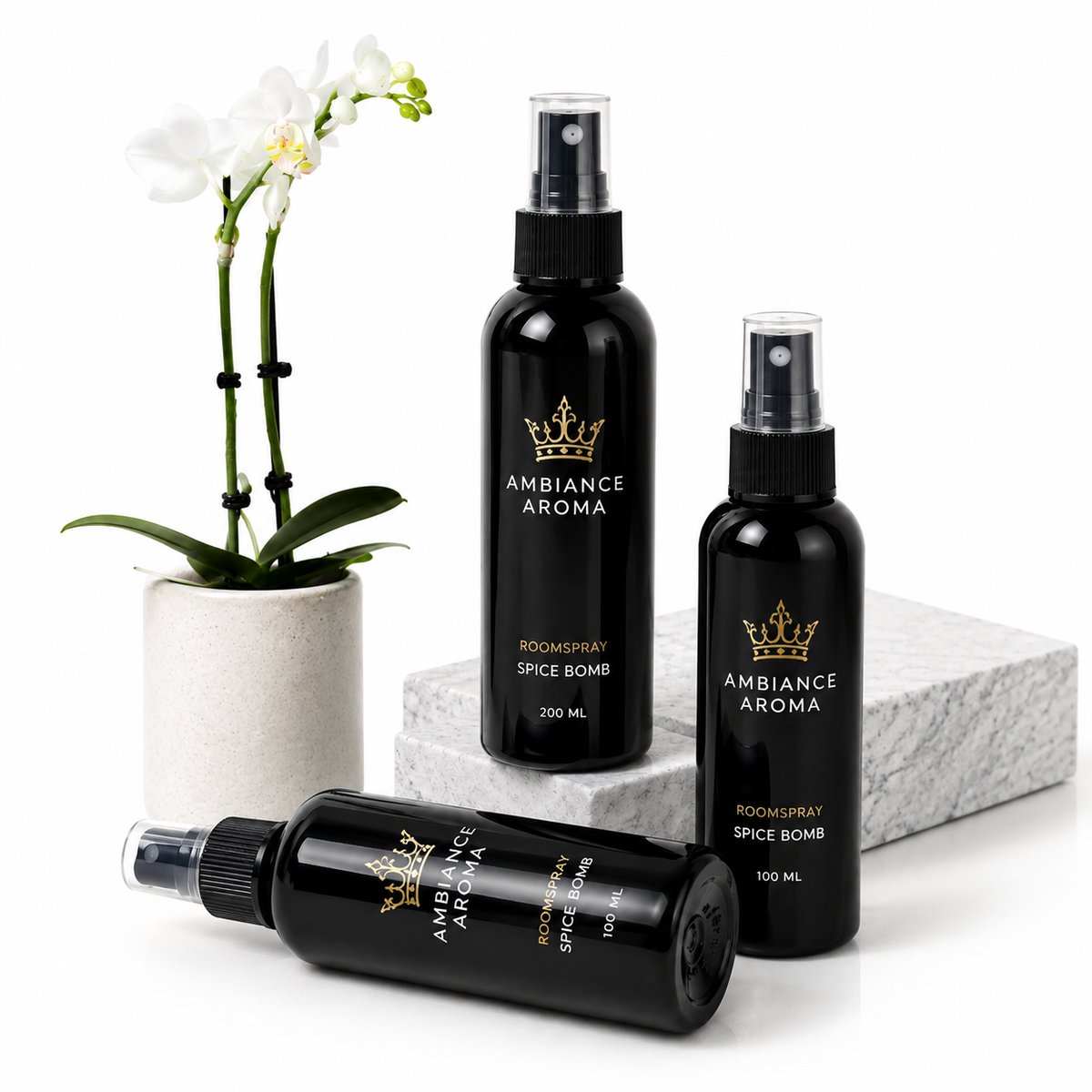 Roomspray Inspired By Spicebomb – Warme Kruidige Geur – Voor Huis en Was – 60 ml