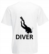 Procean DIVER t-shirt men 5XL wit