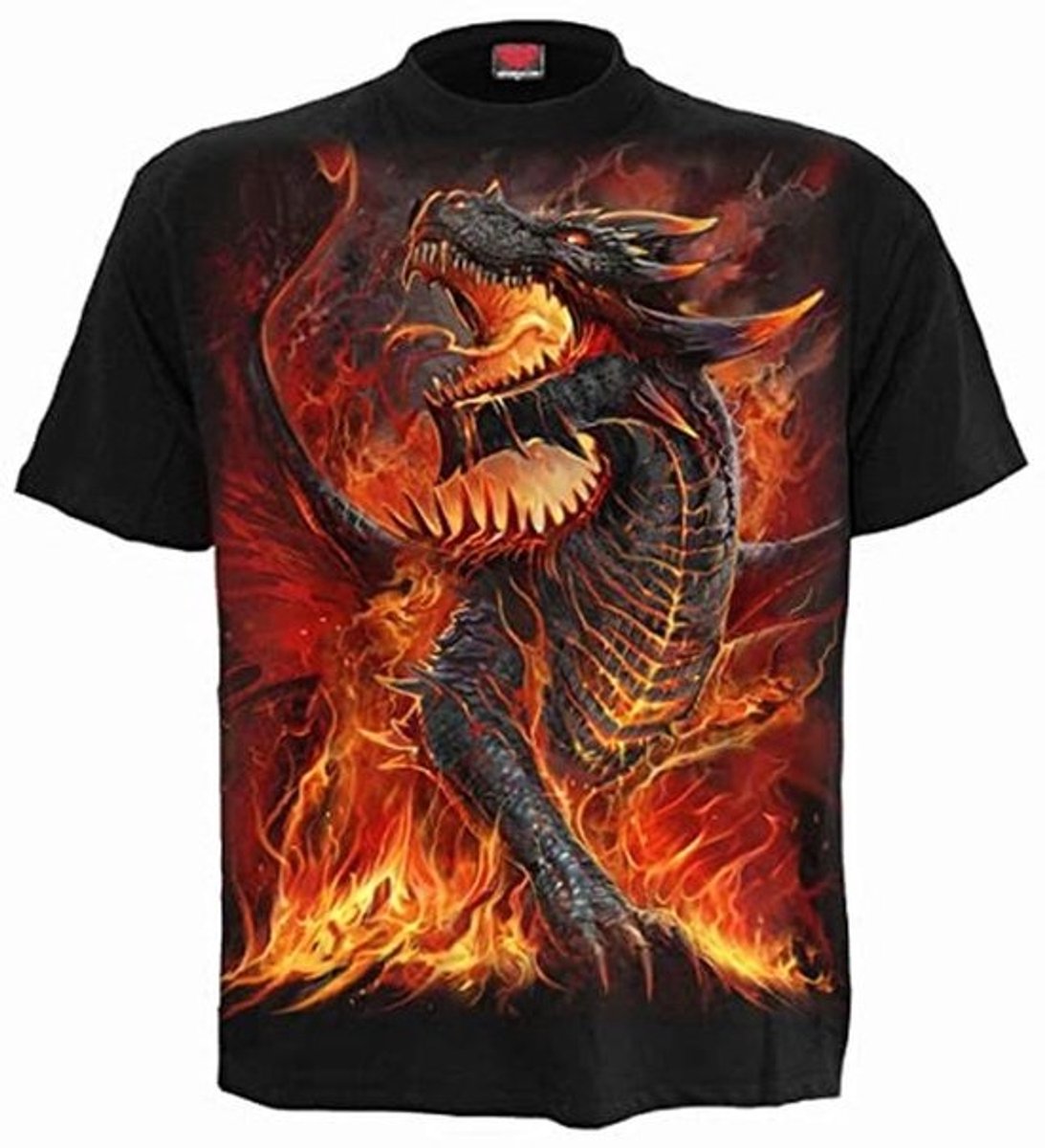 Zwart Gothic T-shirt voor Rockliefhebbers