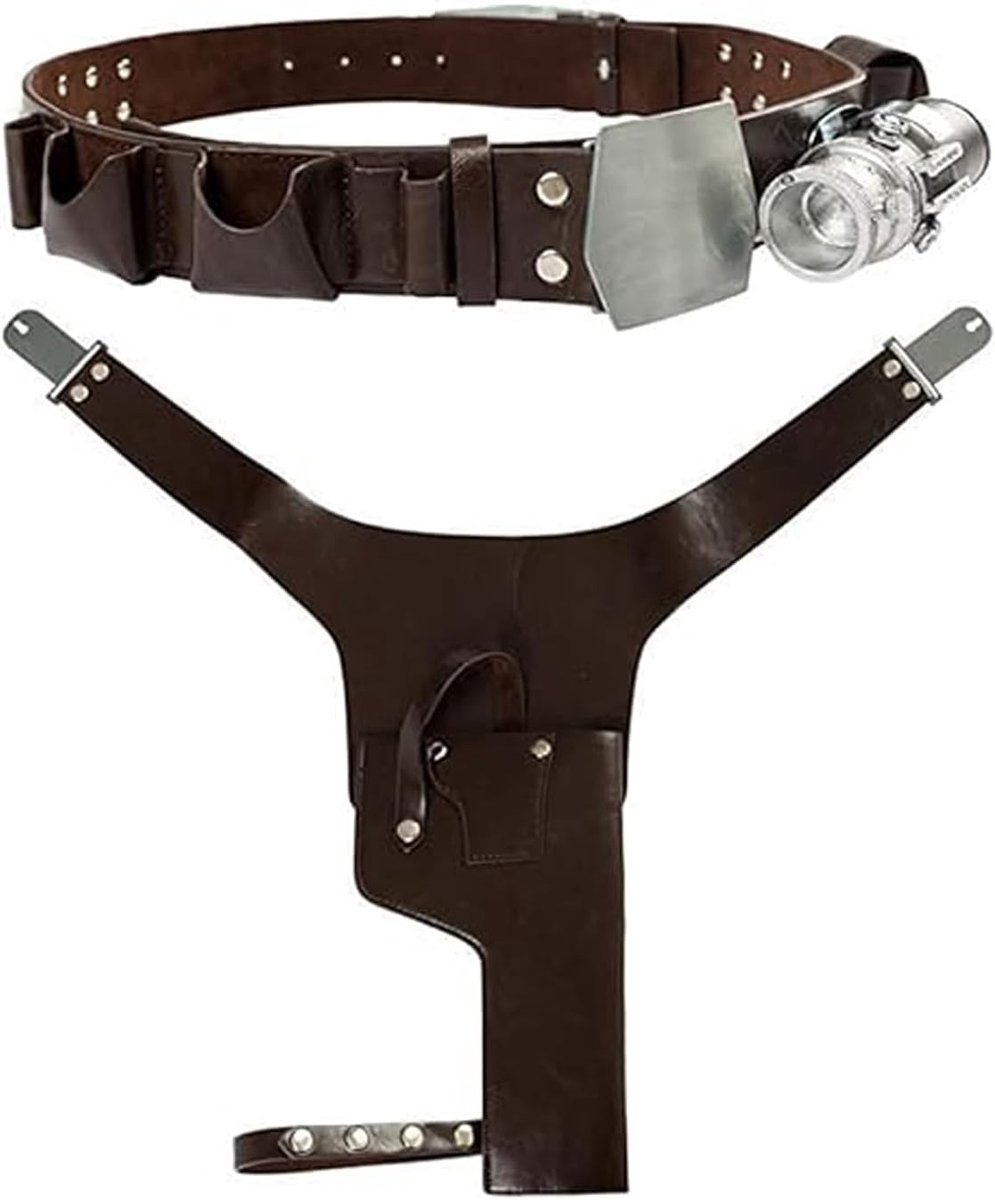 Leren Bruine Riem voor Mannen - Perfect voor Halloween Cosplay en Kostuum Accessoires