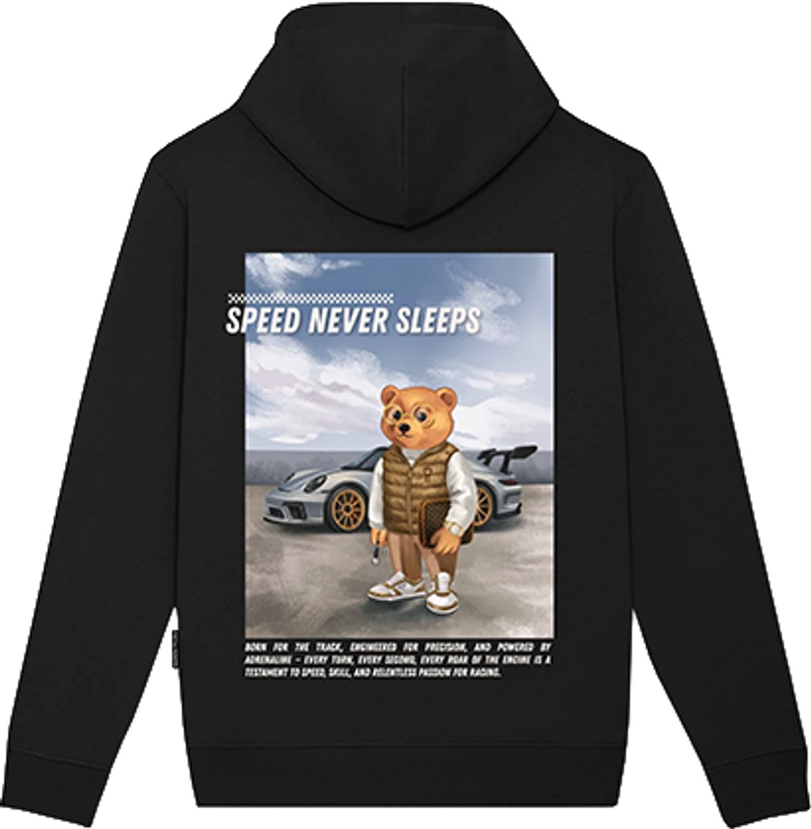 Baron Filou 187 The Urban Investor Backprint Hoodie (Speed Never Sleeps)
