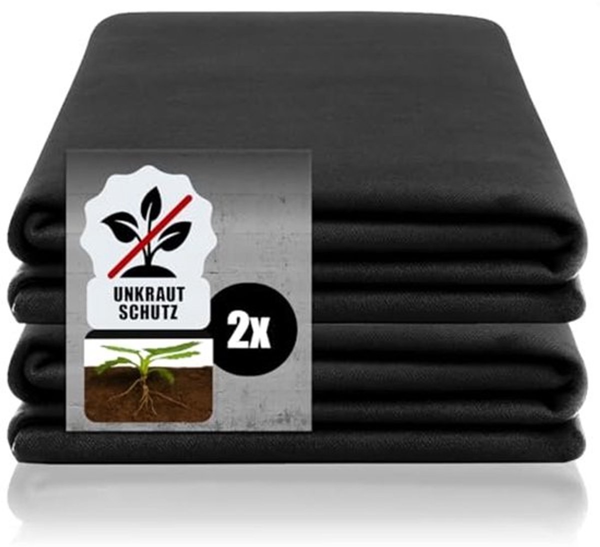 Premium onkruidvlies 2x - Effectieve bescherming tegen onkruid voor tuin en bouw - 30 g/m²