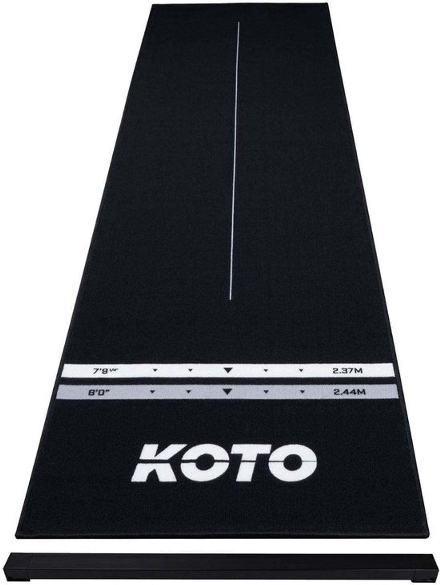 Dartmat Oche Carpet 285 x 80 cm met Verstelbare Throwline