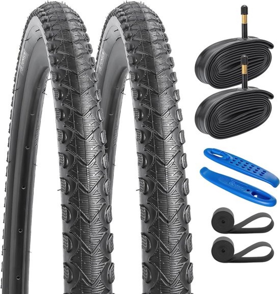 Opvouwbare 28-inch Fietsbanden 28x1.60 met Binnenbanden voor 700x38C en 700x40C