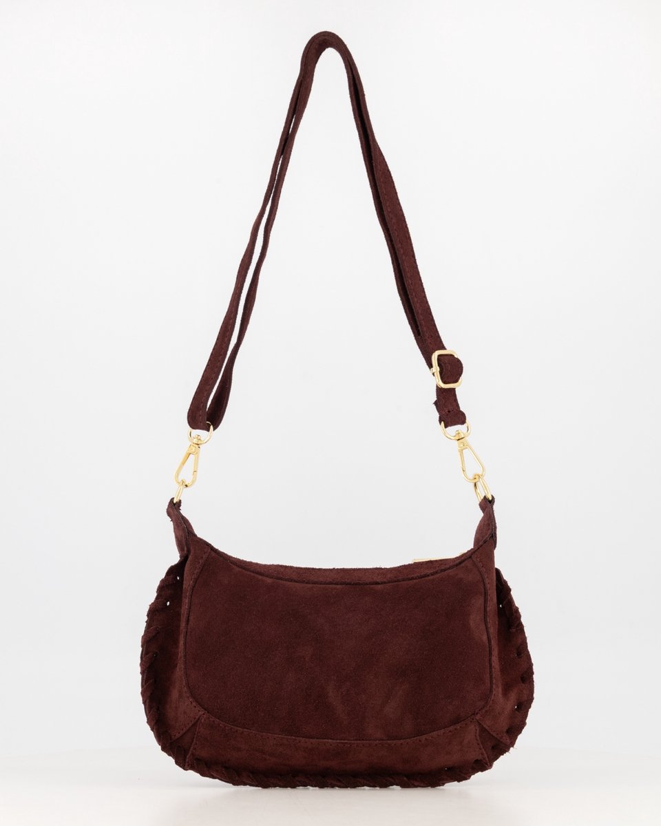 tas -bordeaux -leer -klein -crossbody