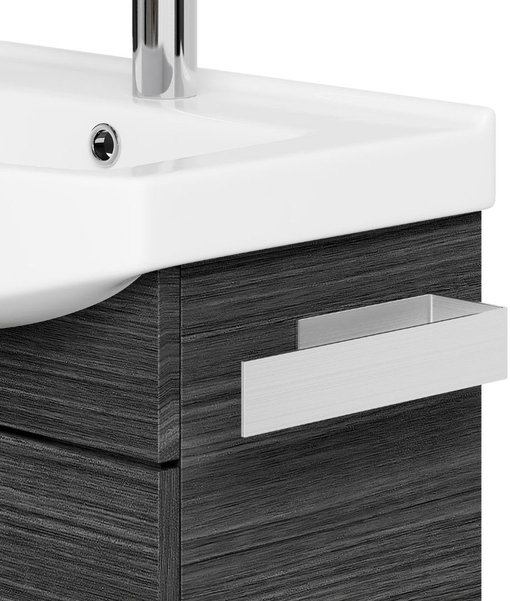 Planetmöbel Handdoekhouder 21 cm Geborsteld Zilvergrijs