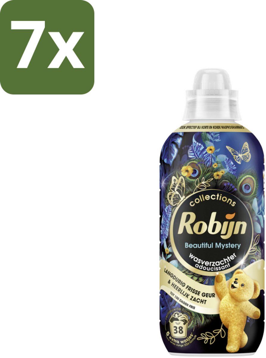 7 x Robijn – Wasverzachter – Beautiful Mystery – 765 ml - Koffiezetapparaat