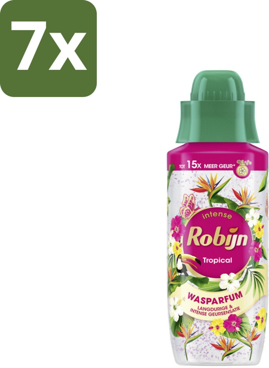 7 x Robijn – Wasparfum – Tropical – 342 ml - Koffie - Koffiezetapparaat - Koffiezetapparaat