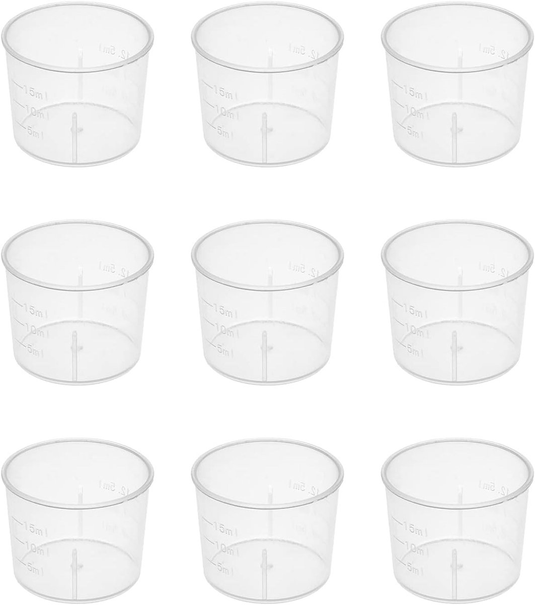 2000ml Plastic Graduatiecilinder - 2 Liter Meetglas voor Laboratorium, Precisie Meten en Vloeistof Analyse Tool