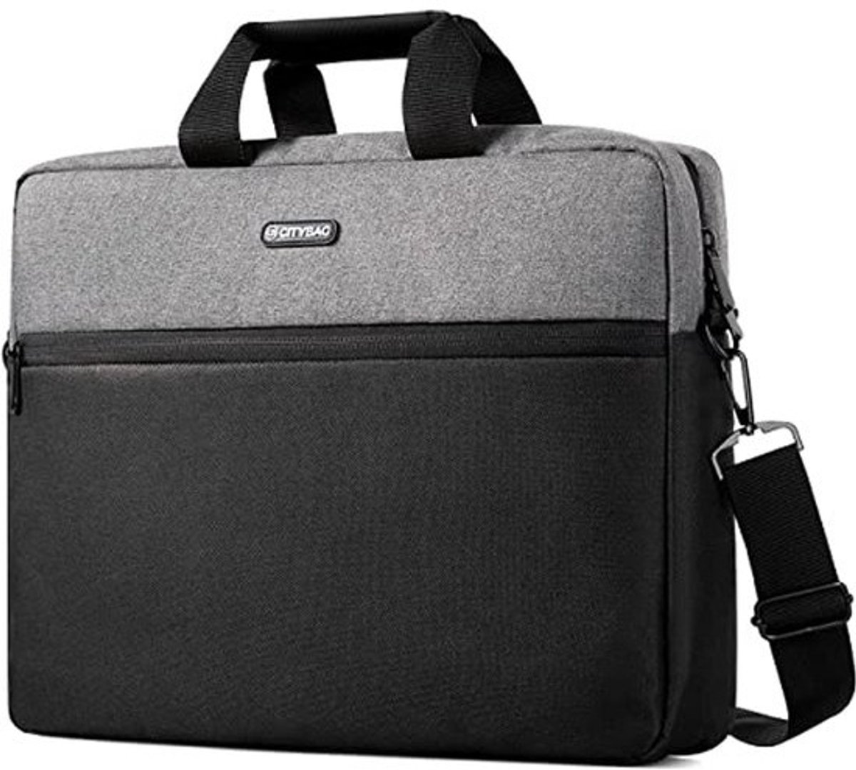 Compacte 15,6 inch laptoptas - multifunctionele schoudertas voor zakelijke gebruikers