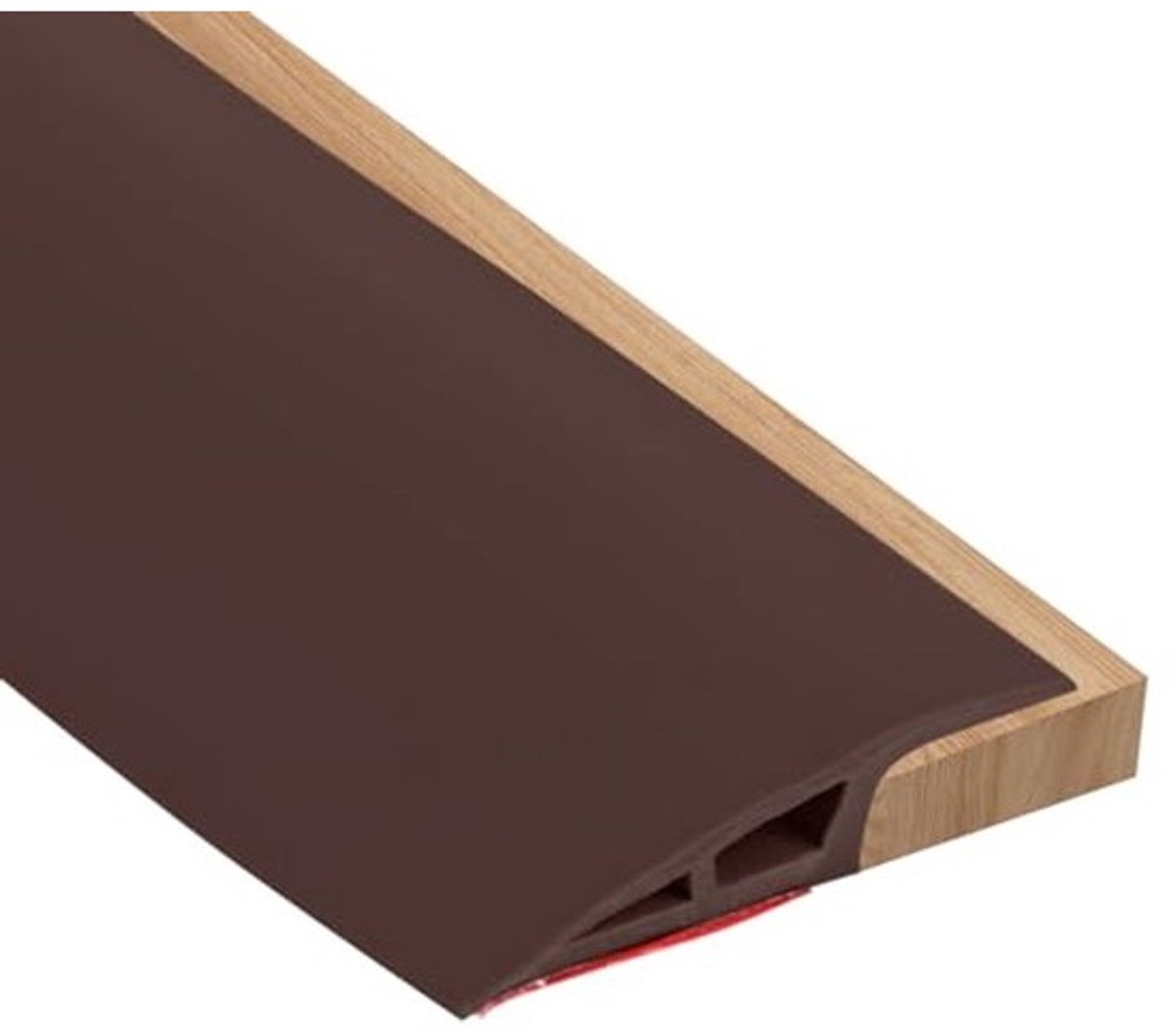 Zelfklevend PVC Overgangsprofiel voor Drempelhelling - Hoogtecompensatie 12-15 mm