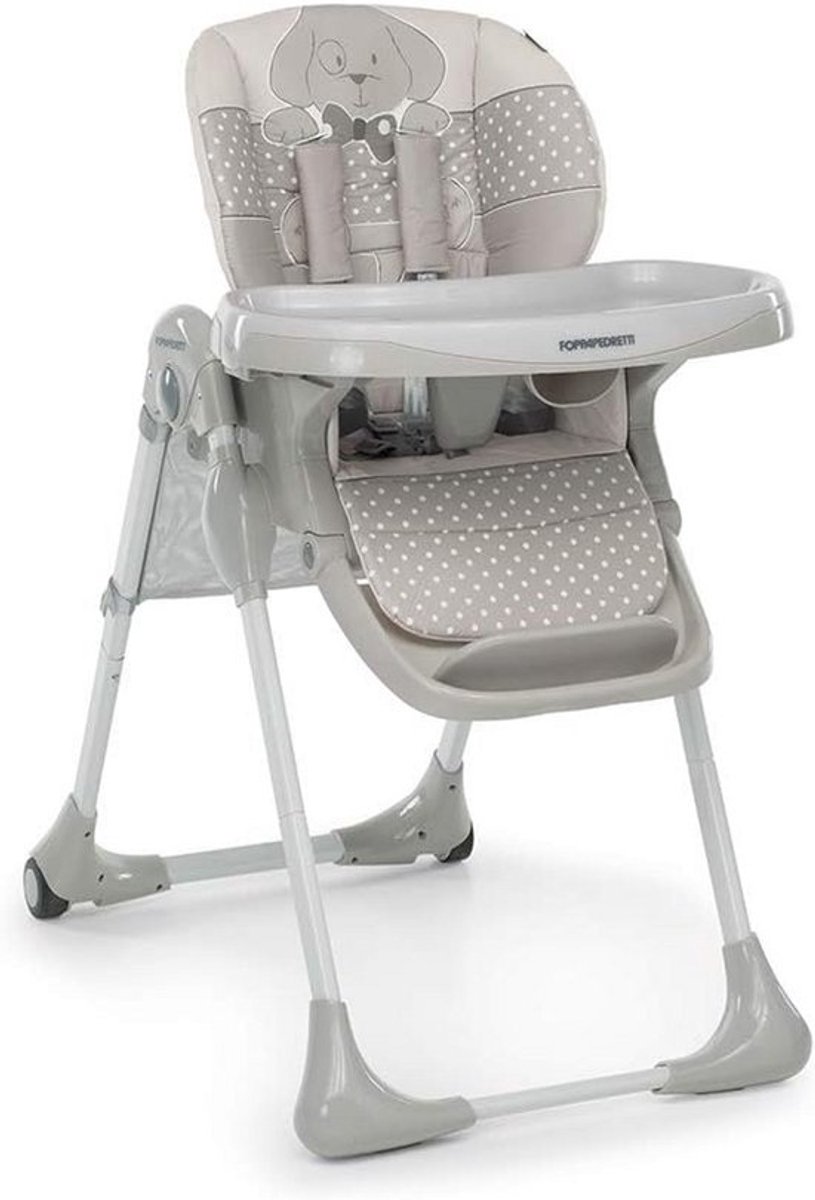 Inklapbare Kinderstoel voor 6 tot 36 maanden - Stevige, Verstelbare Hoogte, Comfortabel met Rubber Wielen