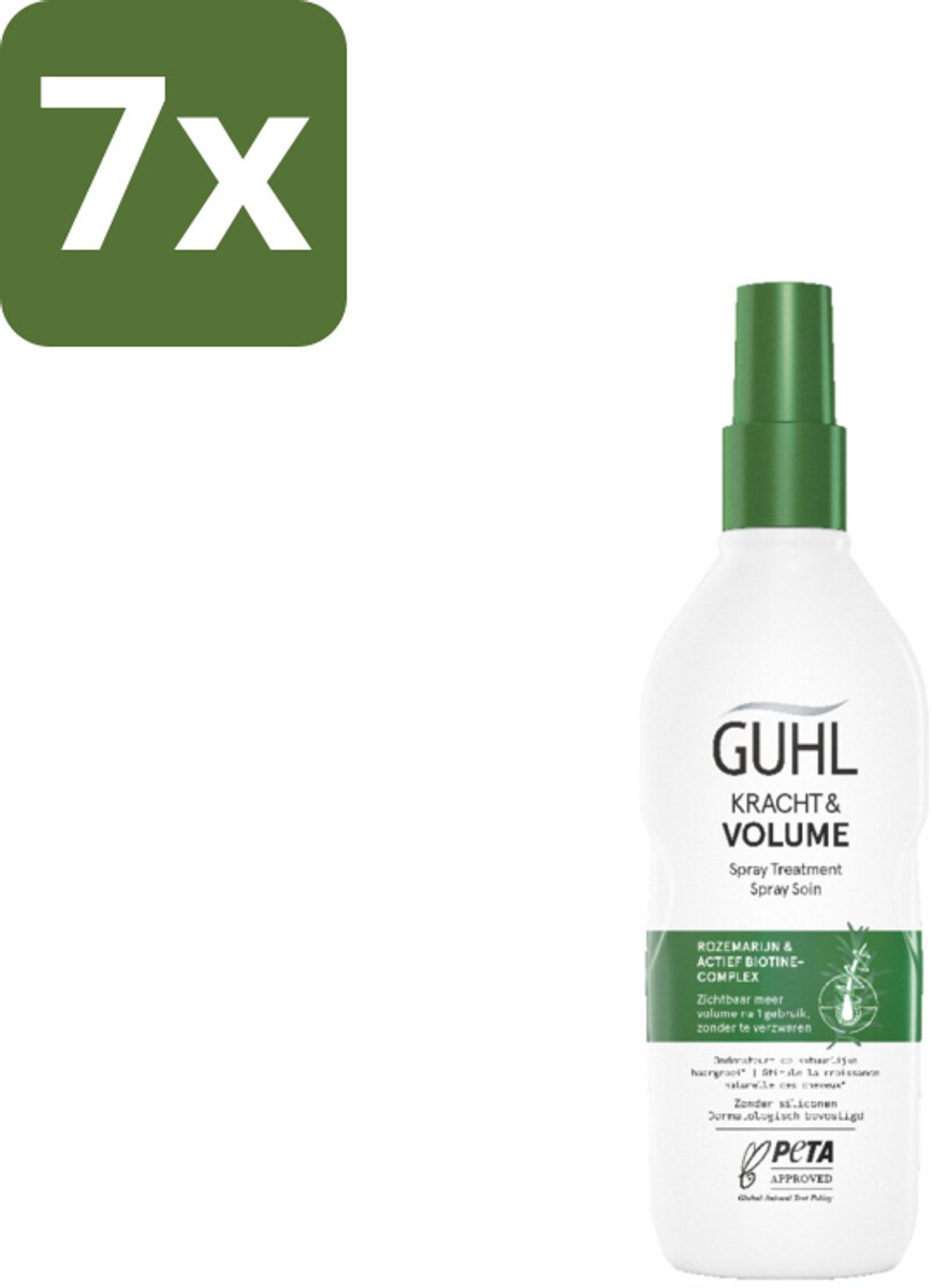 Guhl – Spray Treatment – Kracht & Volume – 150 ml - Bulkverpakking - 7 stuks