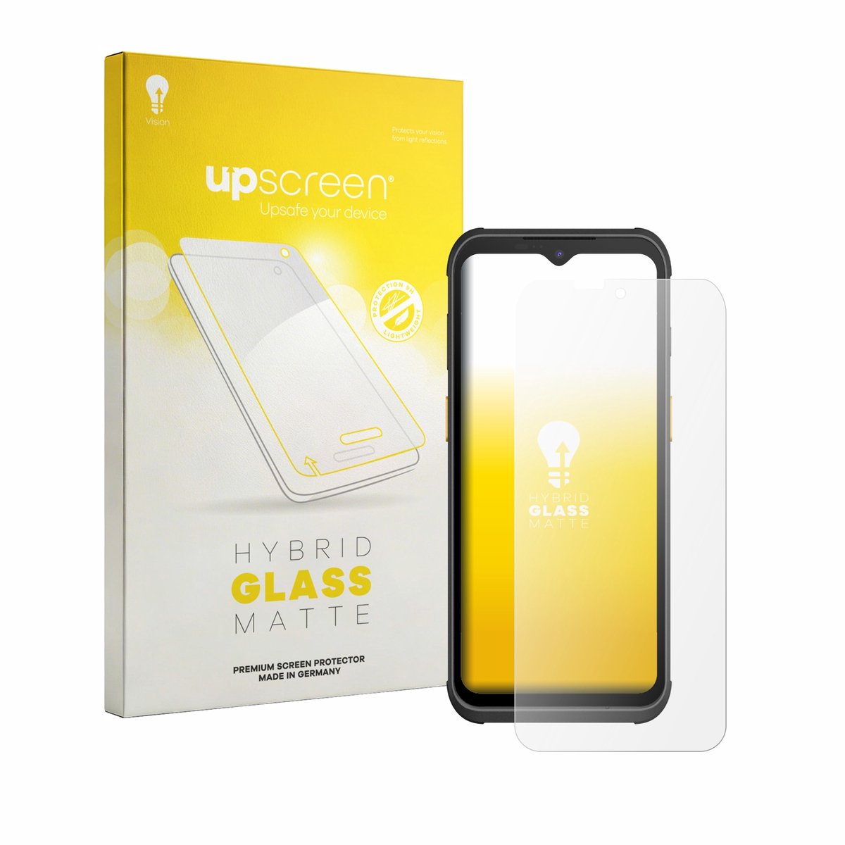 upscreen - Screenprotector voor Werock Rockscan A260 - Folie Beschermfolie Beschermglas matte
