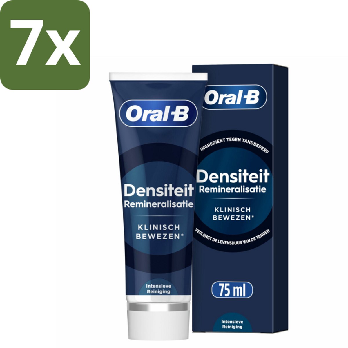 Oral-B - Pro Science – Tandpasta – Clinical Density – 75 ml - Bulkverpakking - 7 stuks