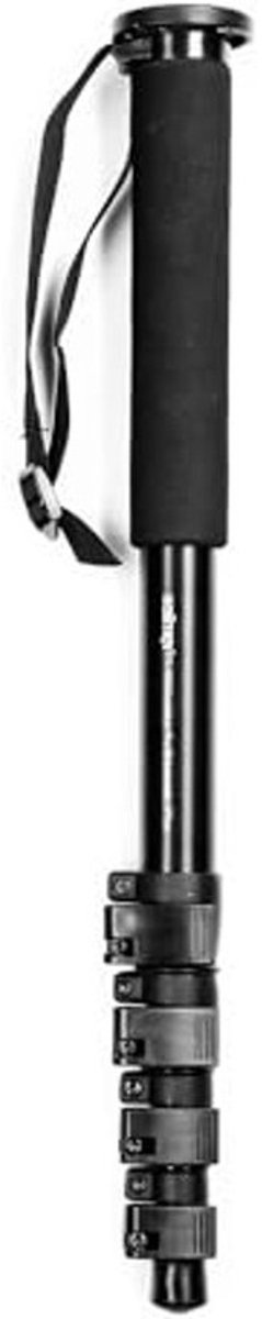 Aluminium Monopod 177cm - Stevig en Lichtgewicht - 10 kg Draagvermogen - Fliplock Snelsluitingen - Ideaal voor DSLR en Compact Camera's - Inclusief Polsband en Transporttas