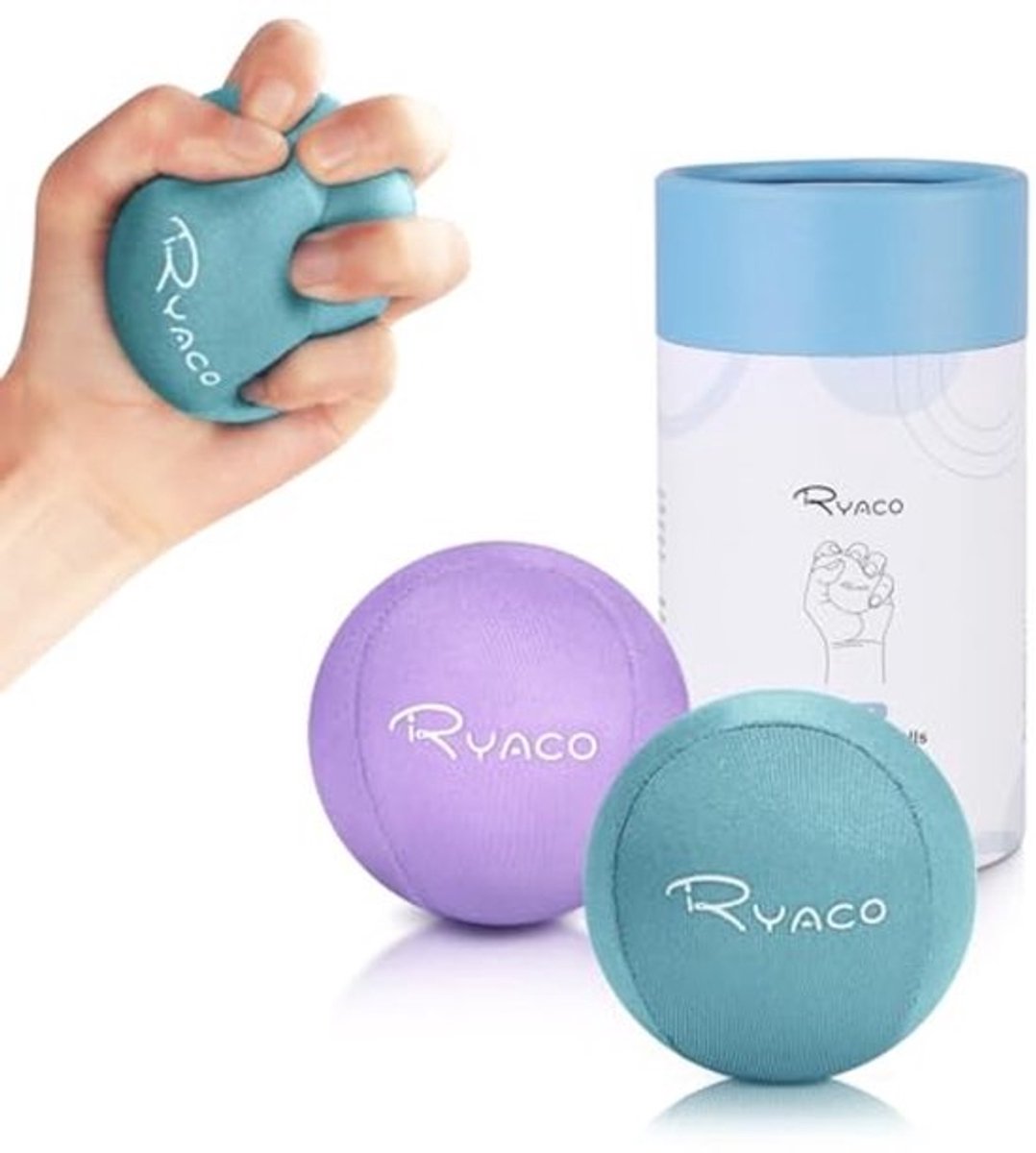 Hand Oefening Gel Stressballen Set - Verbeter Grijpkracht en Uithoudingsvermogen