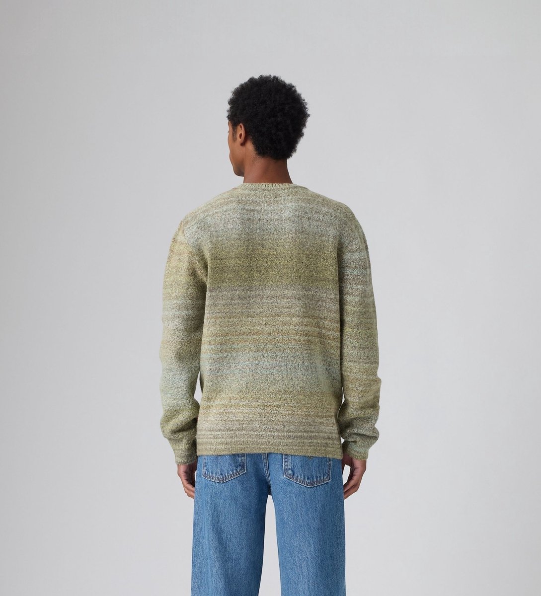 Levi's Groene Presidio bouclé trui