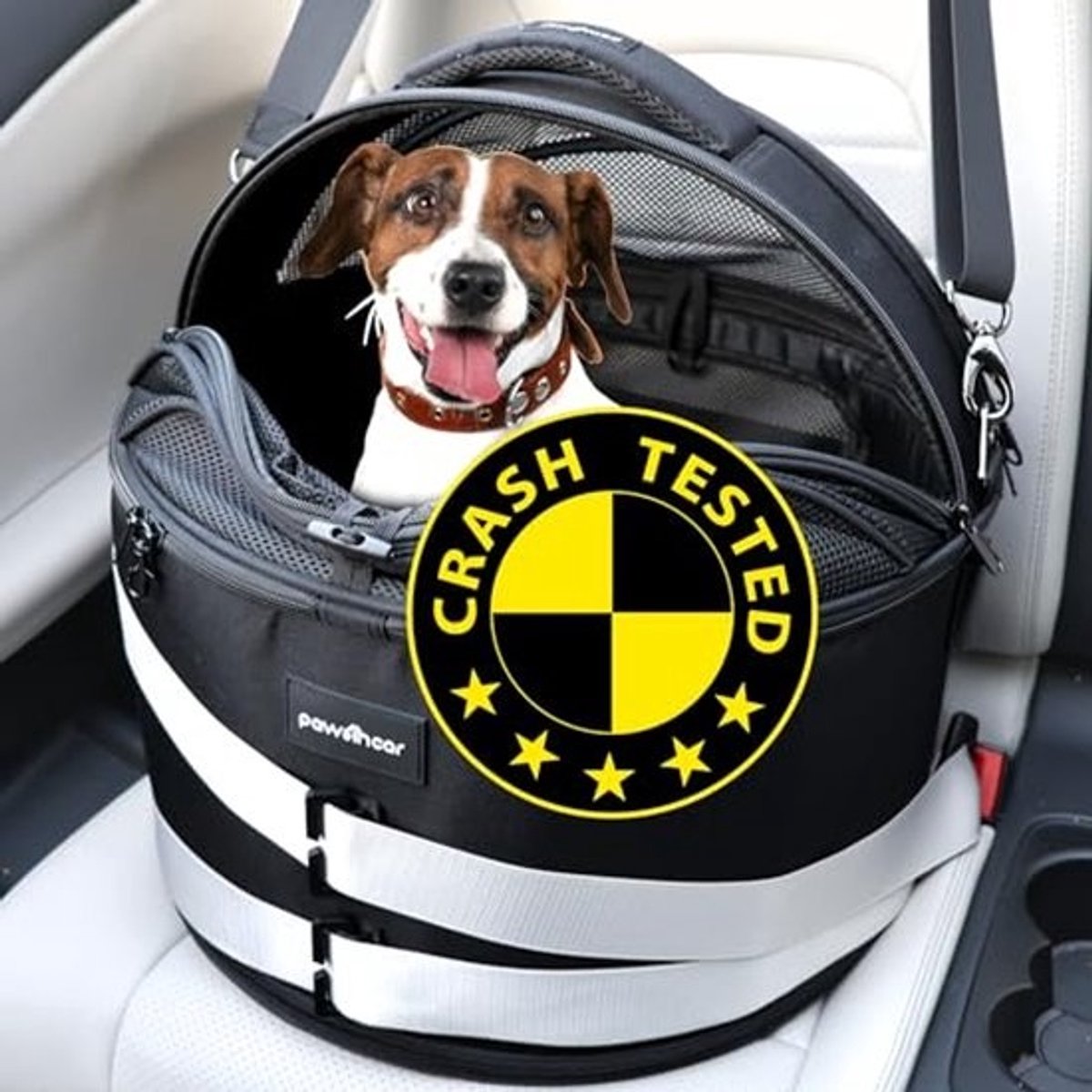 Veilige hondenautodrager - 3-in-1 autozitje voor kleine honden en katten
