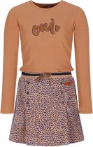 NONO N608-5802 Meisjes Jurk Moss - Maat 158/164