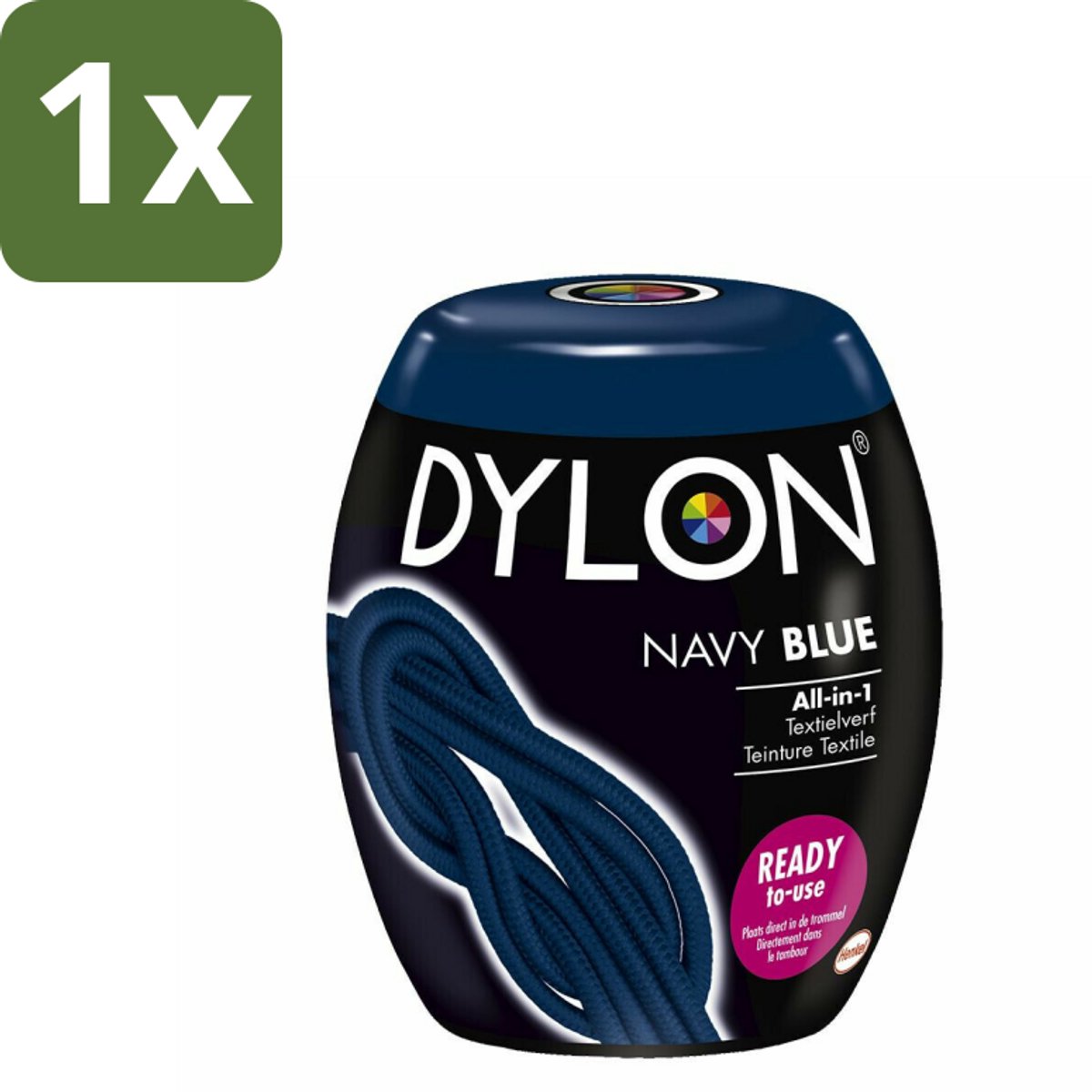 DYLON – Textielverf Pods – Navy Blue – 350 g - 1 stuk