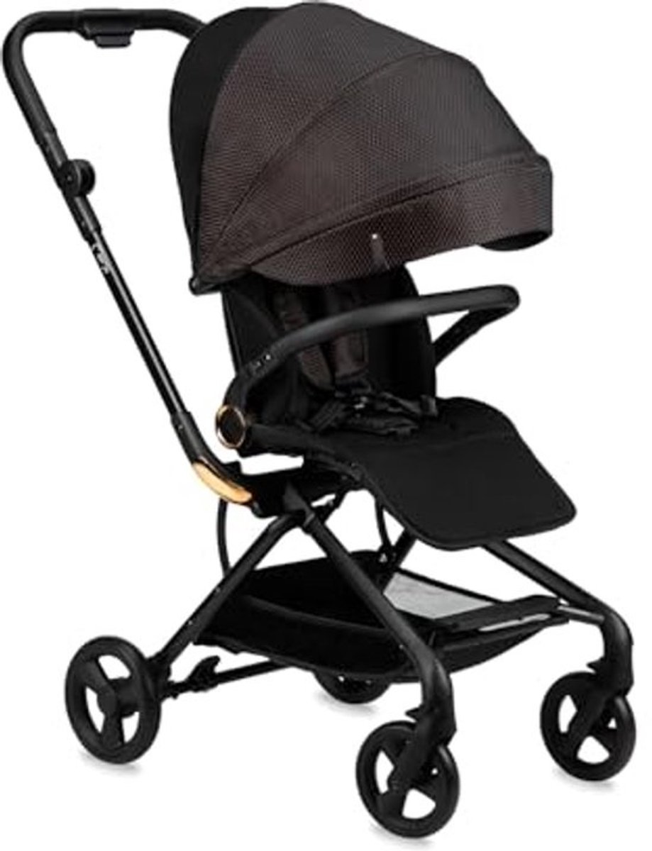 Inklapbare Kinderwagen met 360° Zitting en 5-Punts Veiligheidsgordel