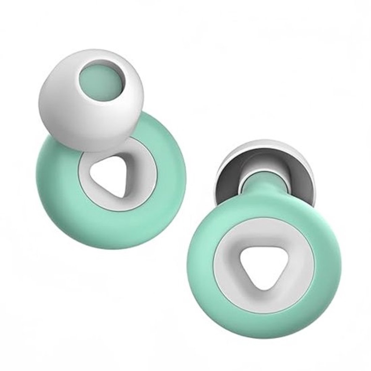 Oordoppen om te slapen met 30dB ruisonderdrukking - Herbruikbare siliconen gehoorbescherming voor focus, reizen en concerten - 6 oordopjes in S/M/L - Groen
