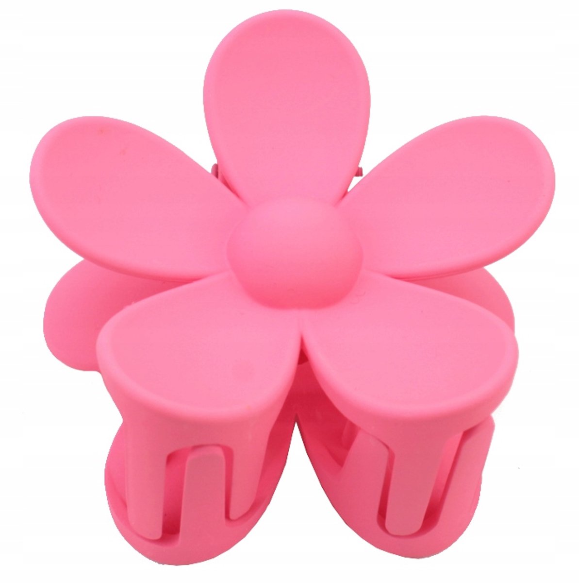 Grote Haarclip Klamer Bloemmat Amarant - Stijlvol Accessoire