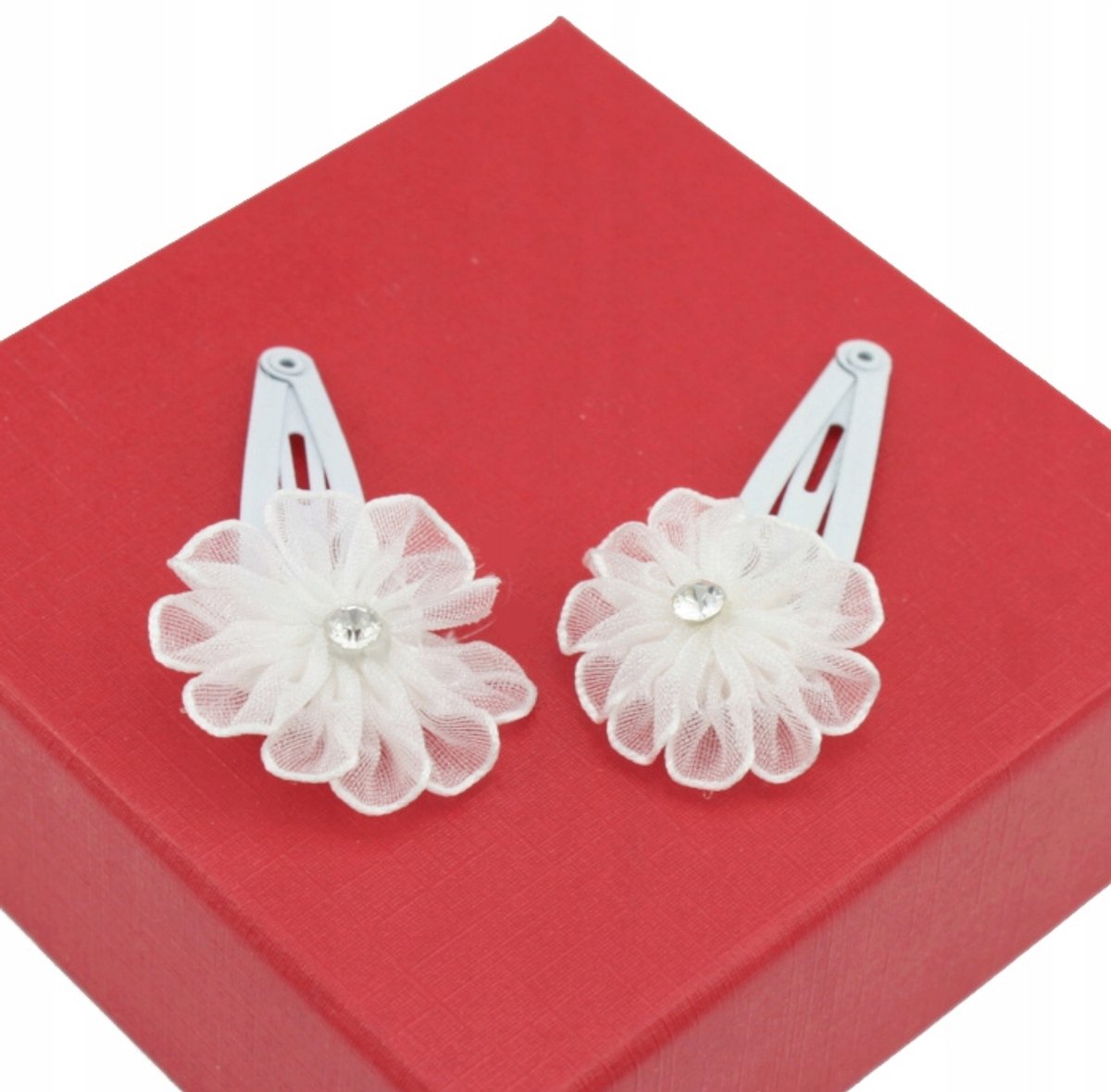 Witjes Haarspeldjes Meisjes Bloemen 2 Stuks Communie