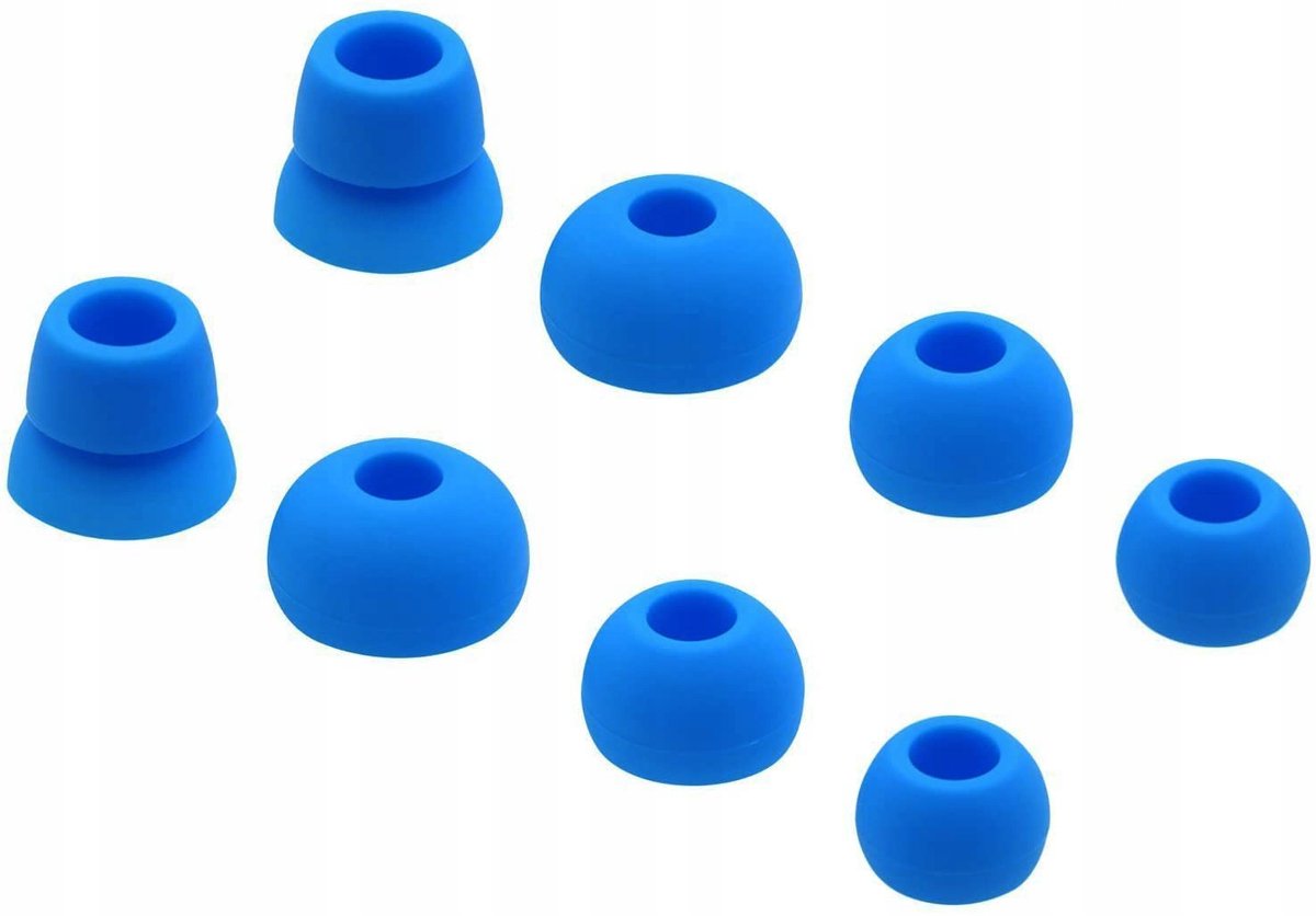 YIVO Premium Oordopjes Vervanging - 4.5mm - Blauw (8 Stuks)