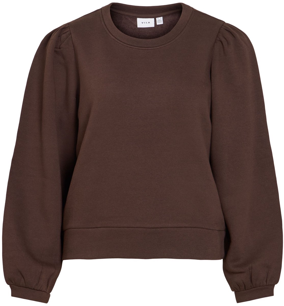 VILA Sweatshirt met lange mouwen VEVERA ronde hals