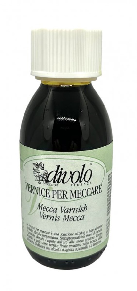Divolo Mekka Vernis voor Bladgoud 125 ml.