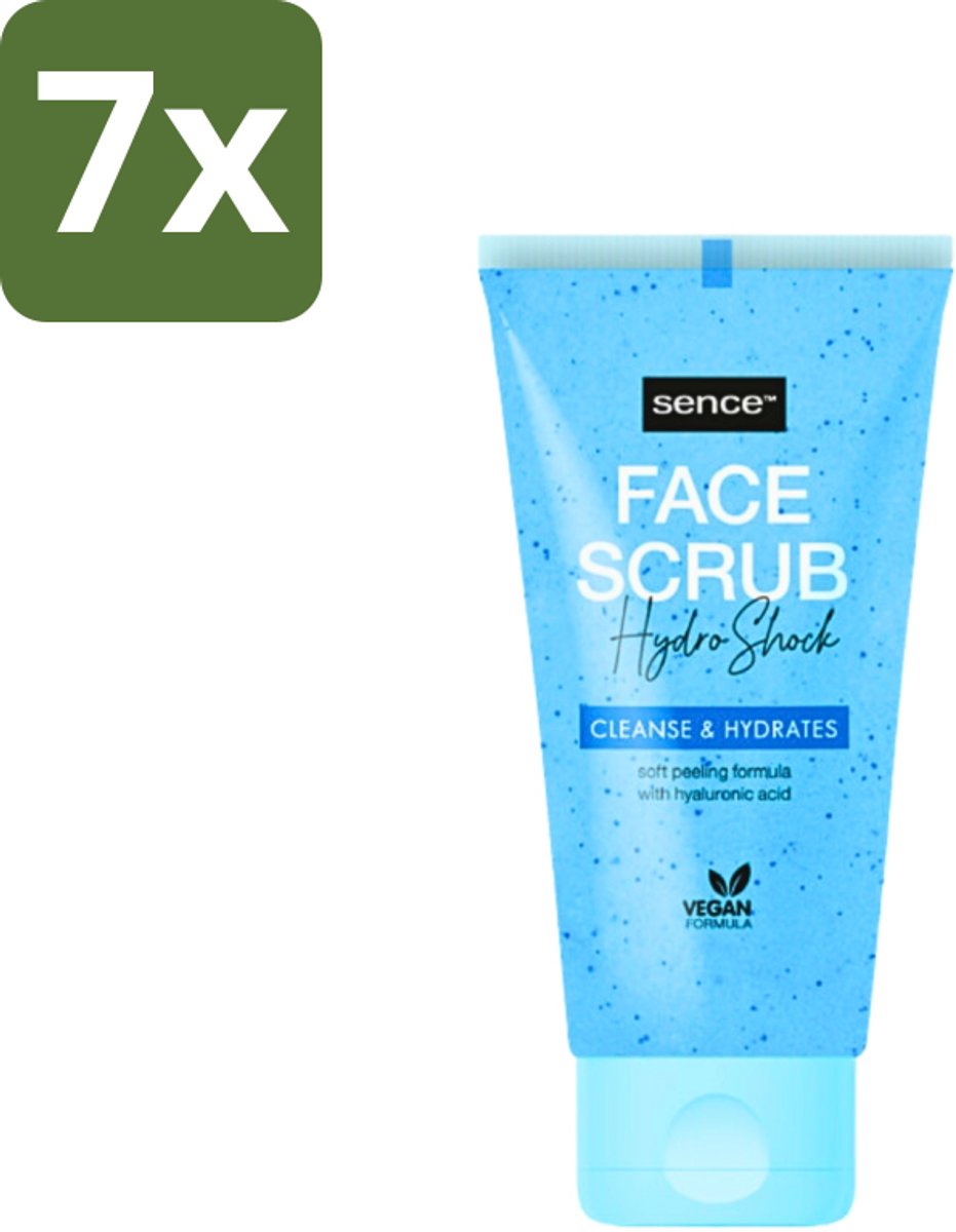 7 x Sence - Alle Huidtypes - Gezichtsscrub - Exfoliërend - 150 ml - Gezichtsscrub - Exfolieer - Huidverzorging - Huidscrub - Huidverzorging