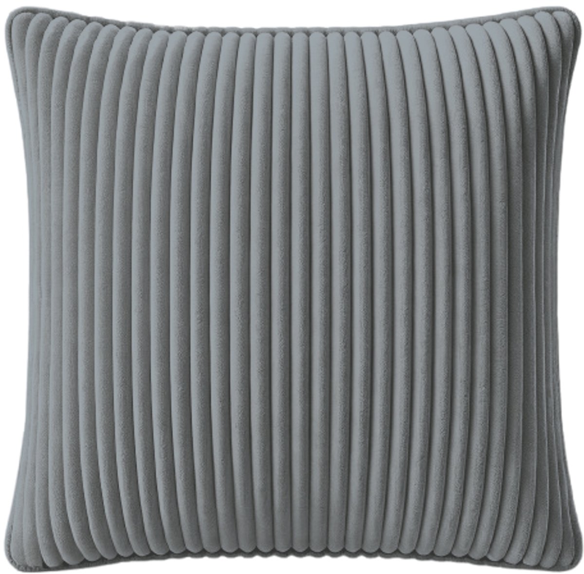 Decoratieve Kussenslopen 60x60cm Velours Corduroy Grijs