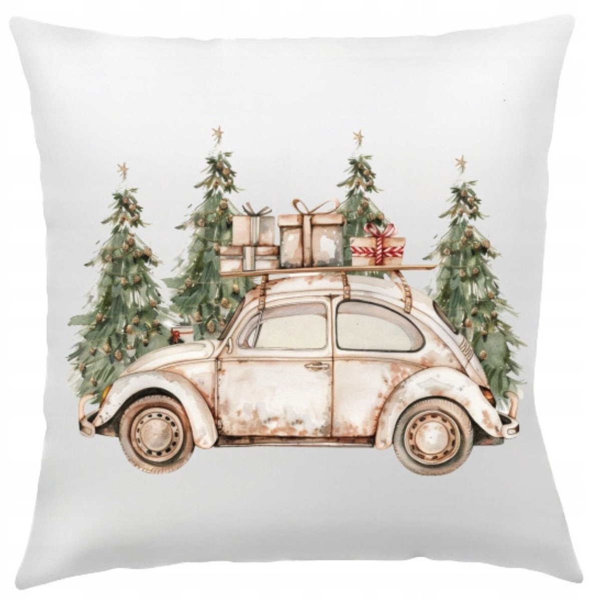 Kerst Kussenhoes 40x40 cm - Decoratief voor Salon - Kerstmis