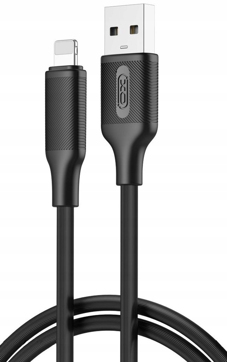 XO NB265 USB Lightning Kabel 2.4A 1m - Snel Laden & Data