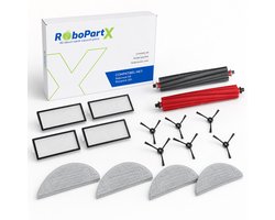 16-delige Accessoires Set Geschikt voor Roborock S8 / S8+ Robotstofzuiger met onderdelen zoals HEPA filters, borstels en dweilpads - Complete Onderhoudsset