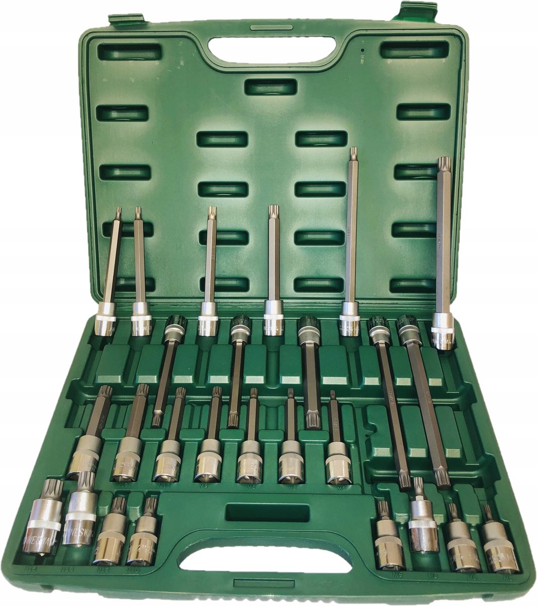 Jonnesway 26-delige SPLINE Bitdoppen Set 1/2"