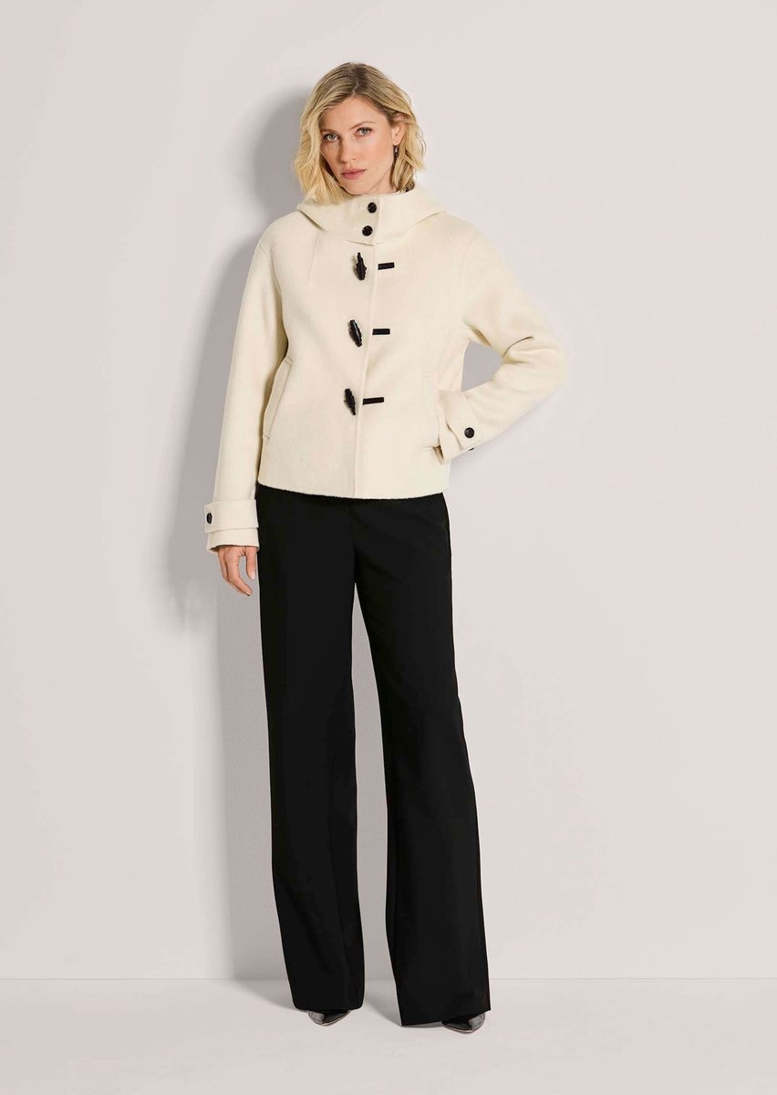 MADELEINE Jas Korte duffelcoat in doubleface