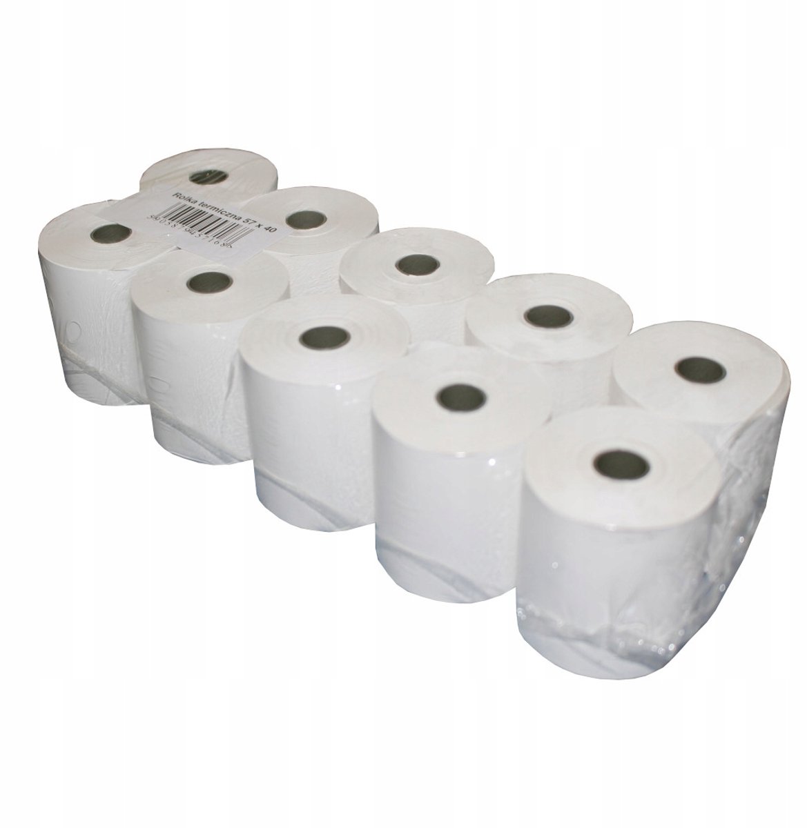 10x Thermische Rol 57x40mm - Kwaliteitspapier voor Kassasystemen