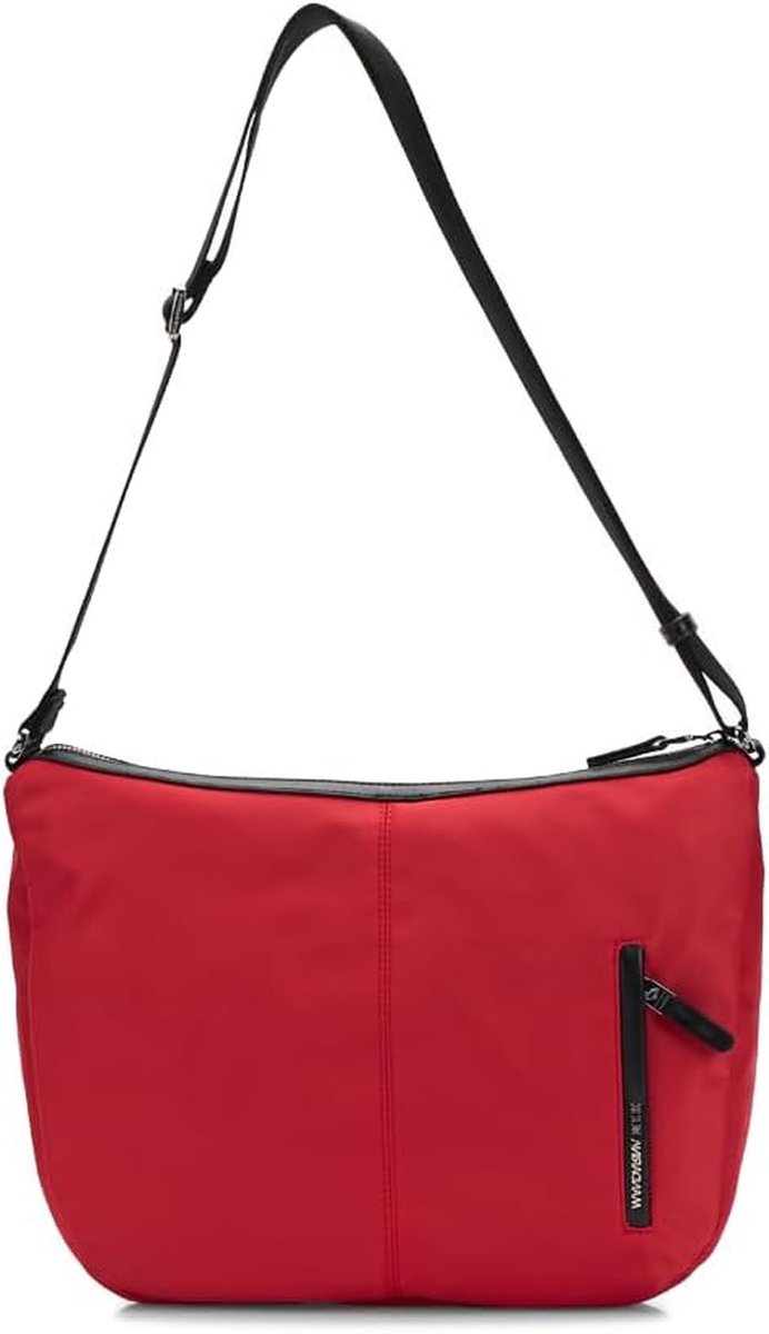 Schoudertas Nylon - Crossbody tas - Dagelijks gebruik - Lichtgewicht ontwerp - 37 cm - Zwart