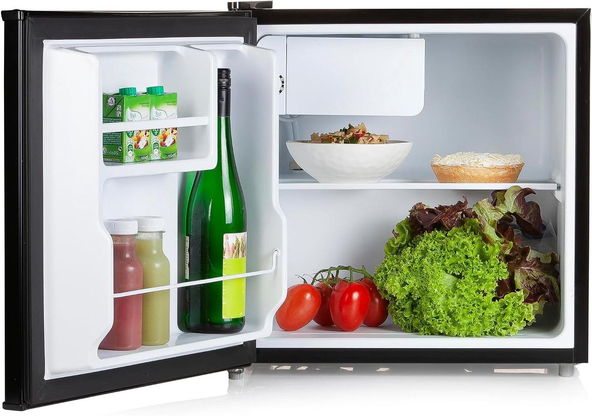 Mini Koelkast - Kleine Koeler - Extra Koelruimte - Vak met -3°C - 43 Liter - Zwart
