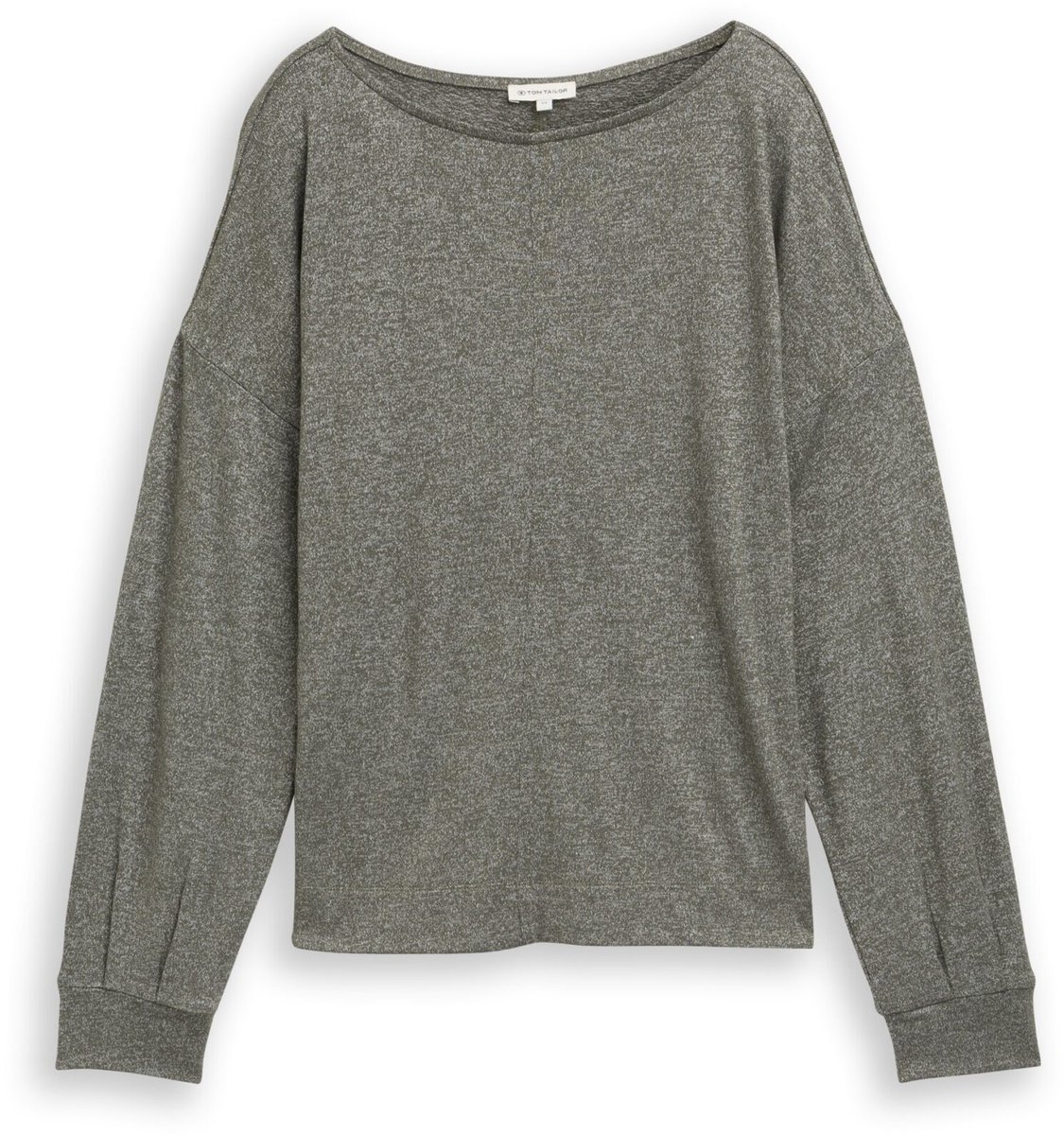 Tom Tailor - Dames t-shirt - Maat M - Vrouwen - GRIJS - Viscose