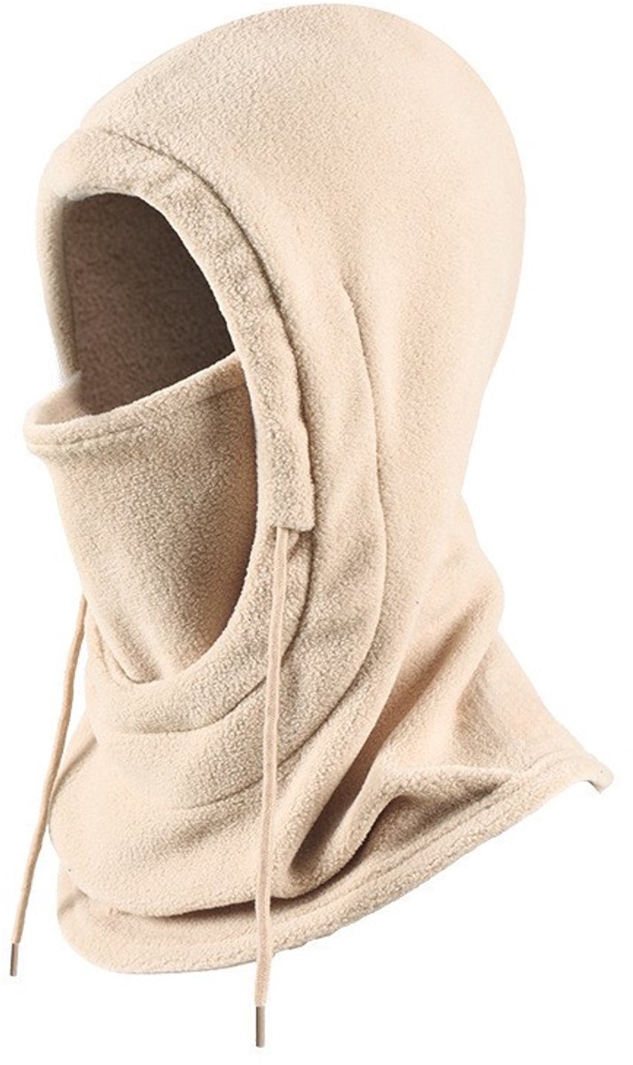 Cloudy Balaclava Hoofddeksel Bivak Winter/herfst muts Warm houdend Creme