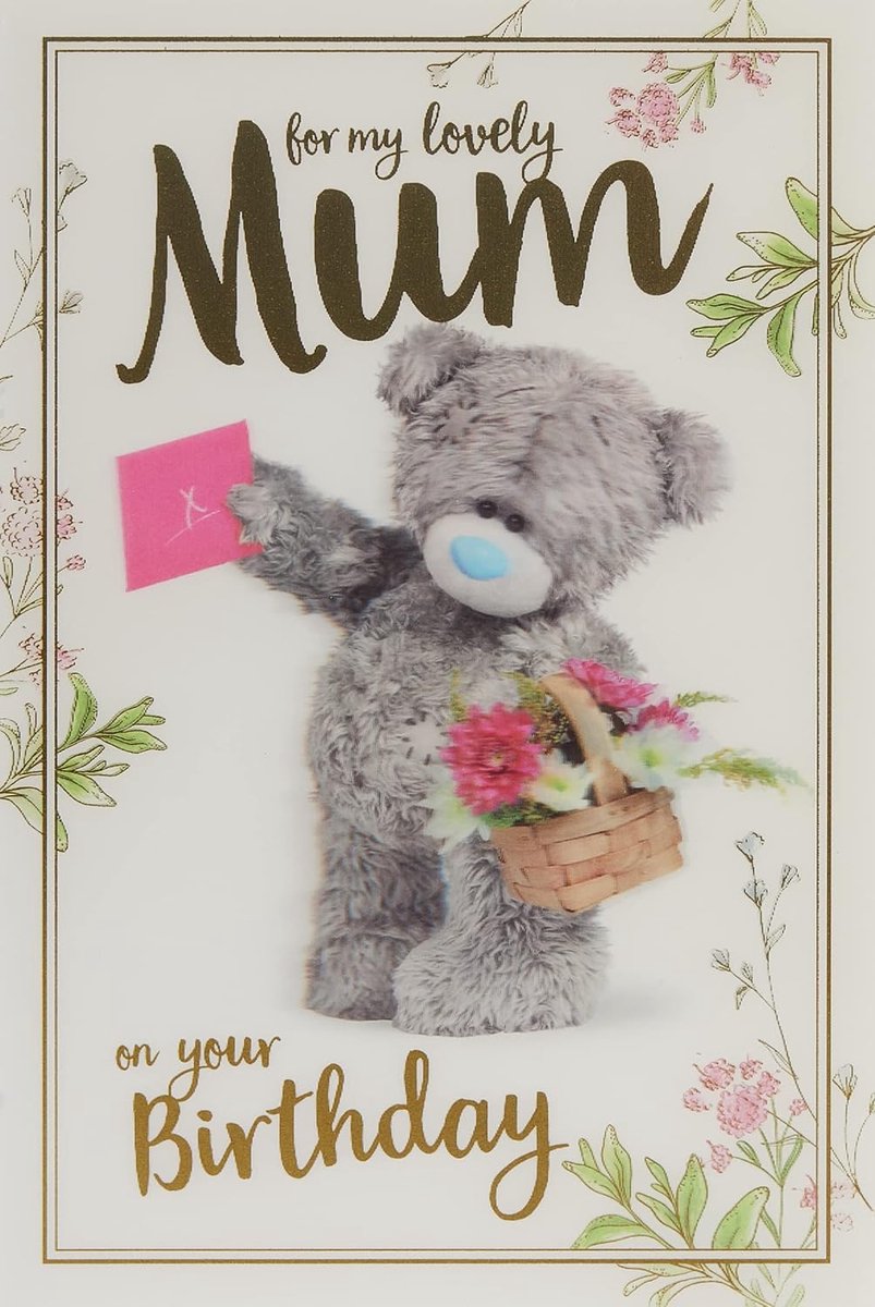 Me to You Mooie moeder 3D verjaardagskaart, gemengd, maat: 6x9, ALM93040 - ShopVlot
