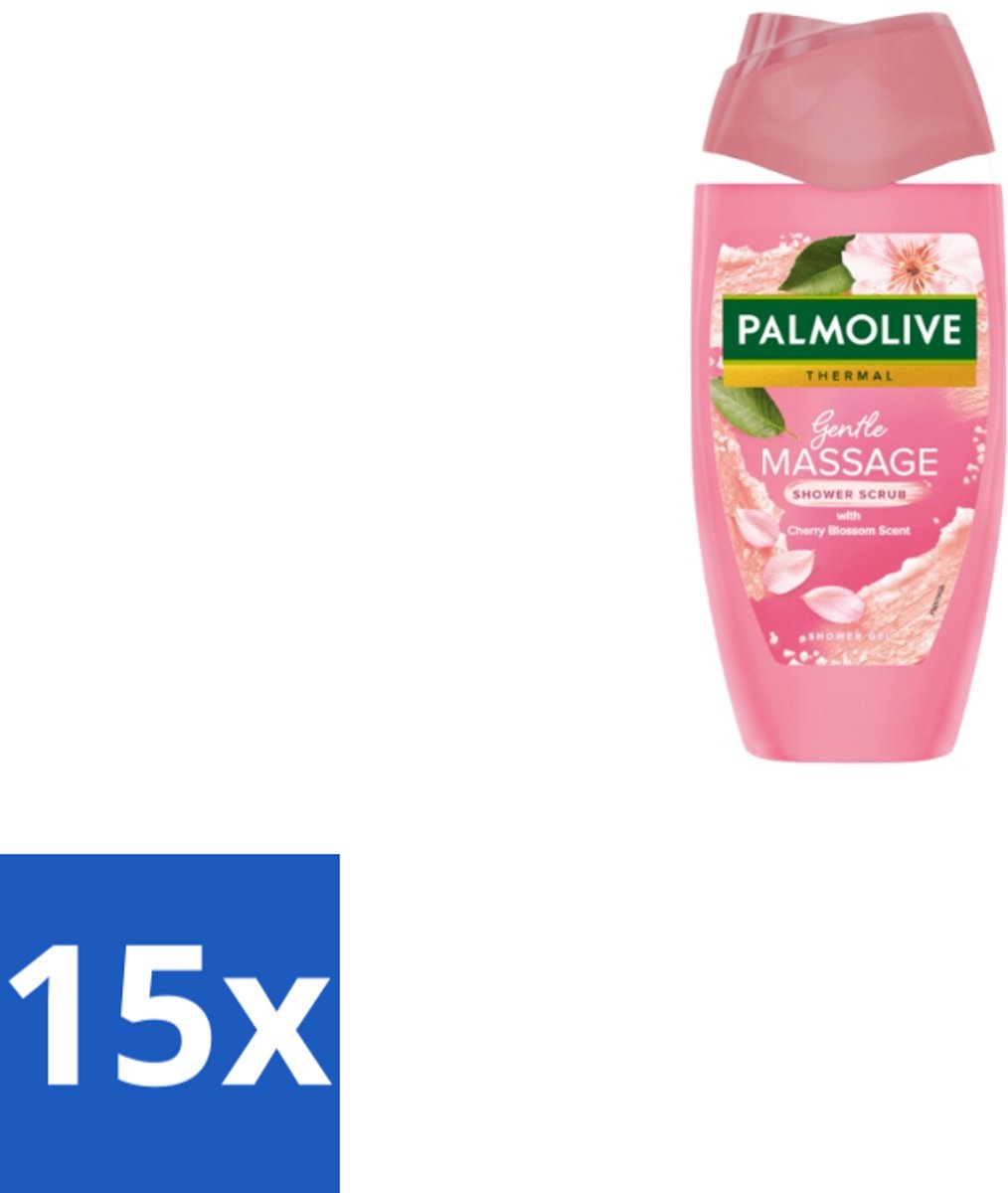 Palmolive – Douchescrub – Thermal Cherry Blossom – 250 ml - Bulkverpakking - 15 stuks