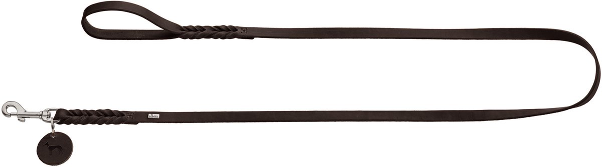 Hunter Hondenriem Solid Education Bruin 110 cm x 11 mm